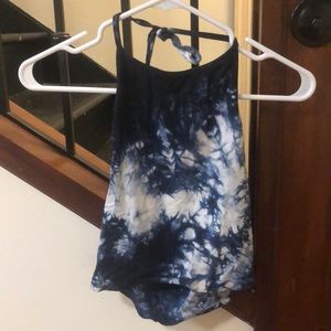 Brandy Melville tie dye halter top
